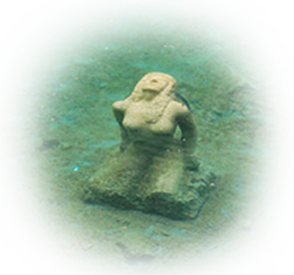 Unterwasserstatue